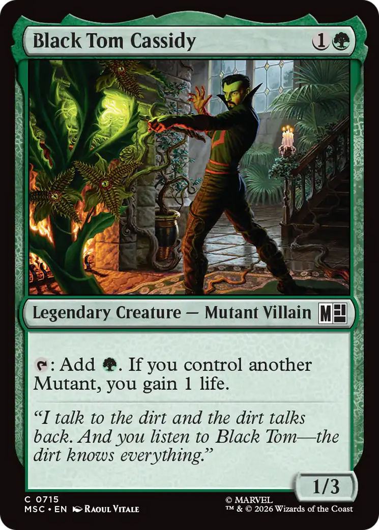 Black Tom Cassidy [Marvel Super Heroes Commander] | Card Citadel