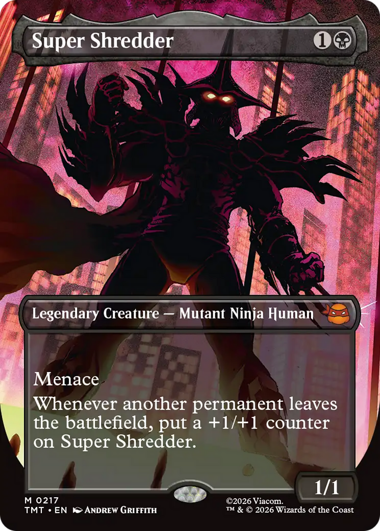 Super Shredder (Borderless) [Teenage Mutant Ninja Turtles] | Card Citadel