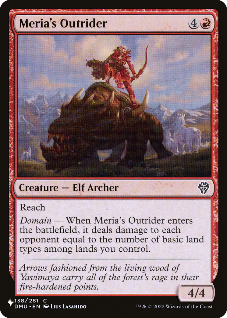 Meria's Outrider [The List] | Card Citadel