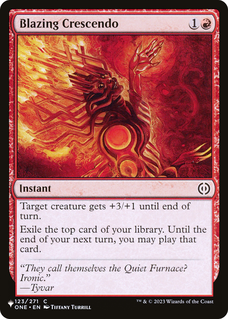 Blazing Crescendo [The List Reprints] | Card Citadel