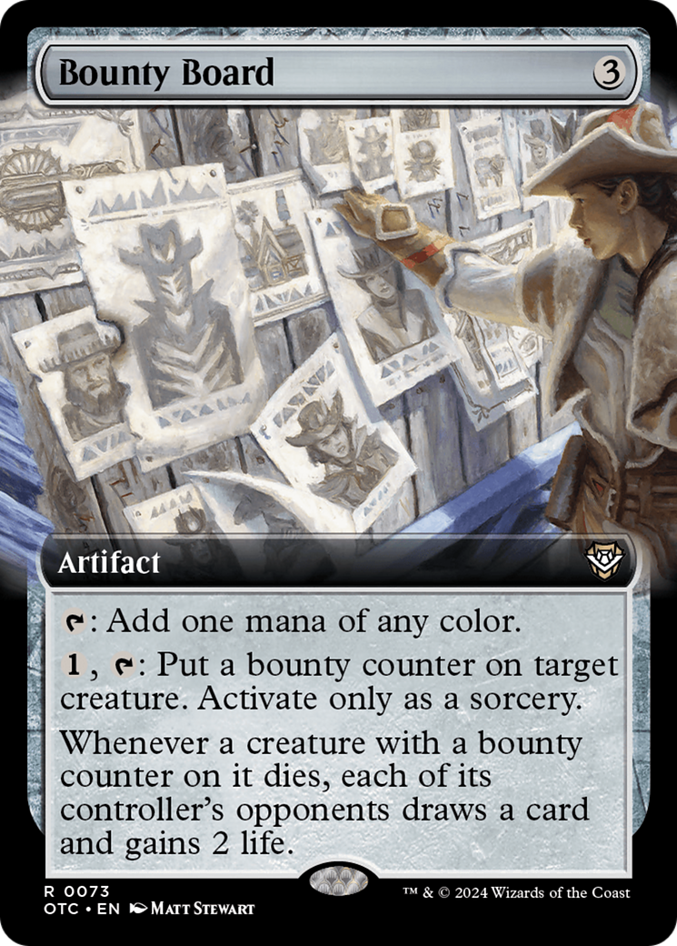 Bounty Board (Extended Art) [Outlaws of Thunder Junction Commander] | Card Citadel