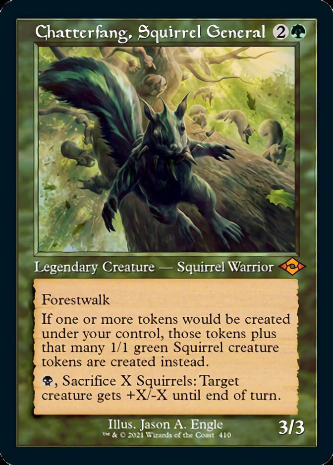 Chatterfang, Squirrel General (Retro Foil Etched) [Modern Horizons 2] | Card Citadel