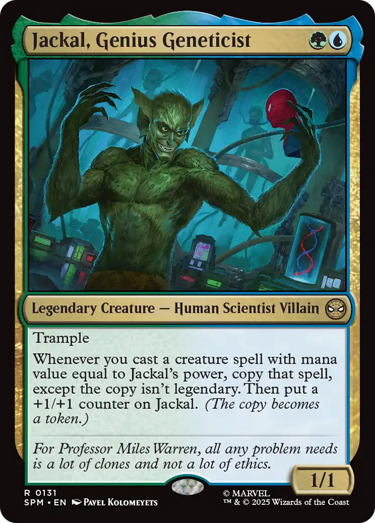 Jackal, Genius Geneticist [Marvel's Spider-Man] | Card Citadel