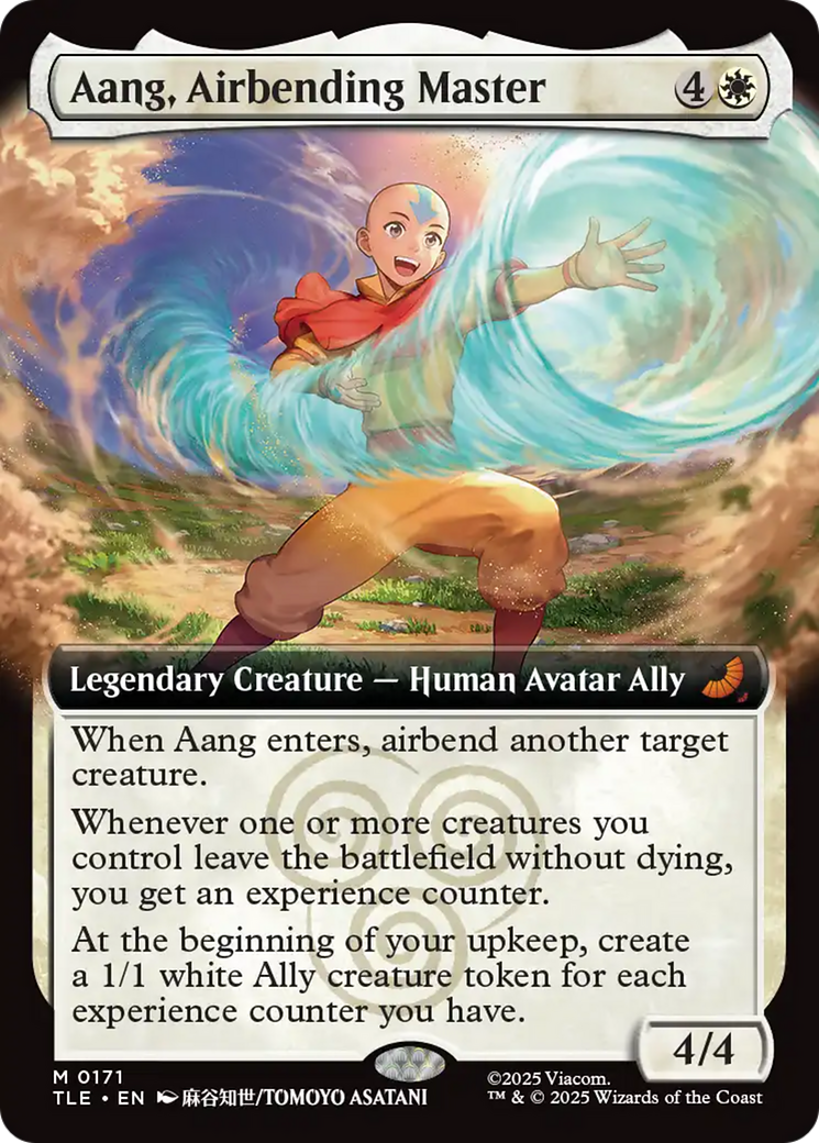 Aang, Airbending Master (Extended Art) [Avatar: The Last Airbender: Eternal-Legal] | Card Citadel