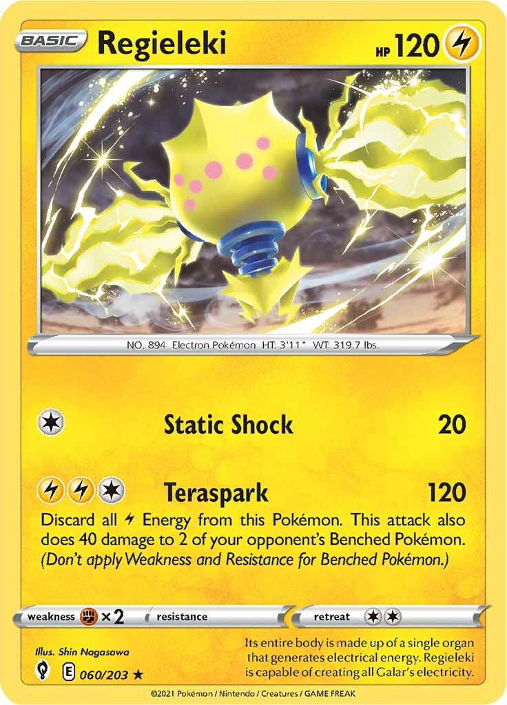 Regieleki (060/203) (Theme Deck Exclusive) [Sword & Shield: Evolving Skies] | Card Citadel