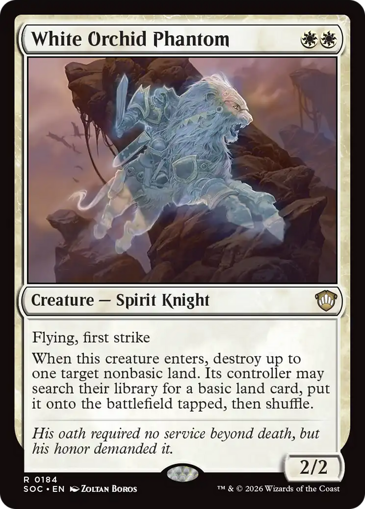 White Orchid Phantom [Secrets of Strixhaven Commander] | Card Citadel
