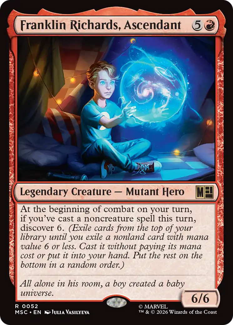 Franklin Richards, Ascendant (Surge Foil) [Marvel Super Heroes Commander] | Card Citadel