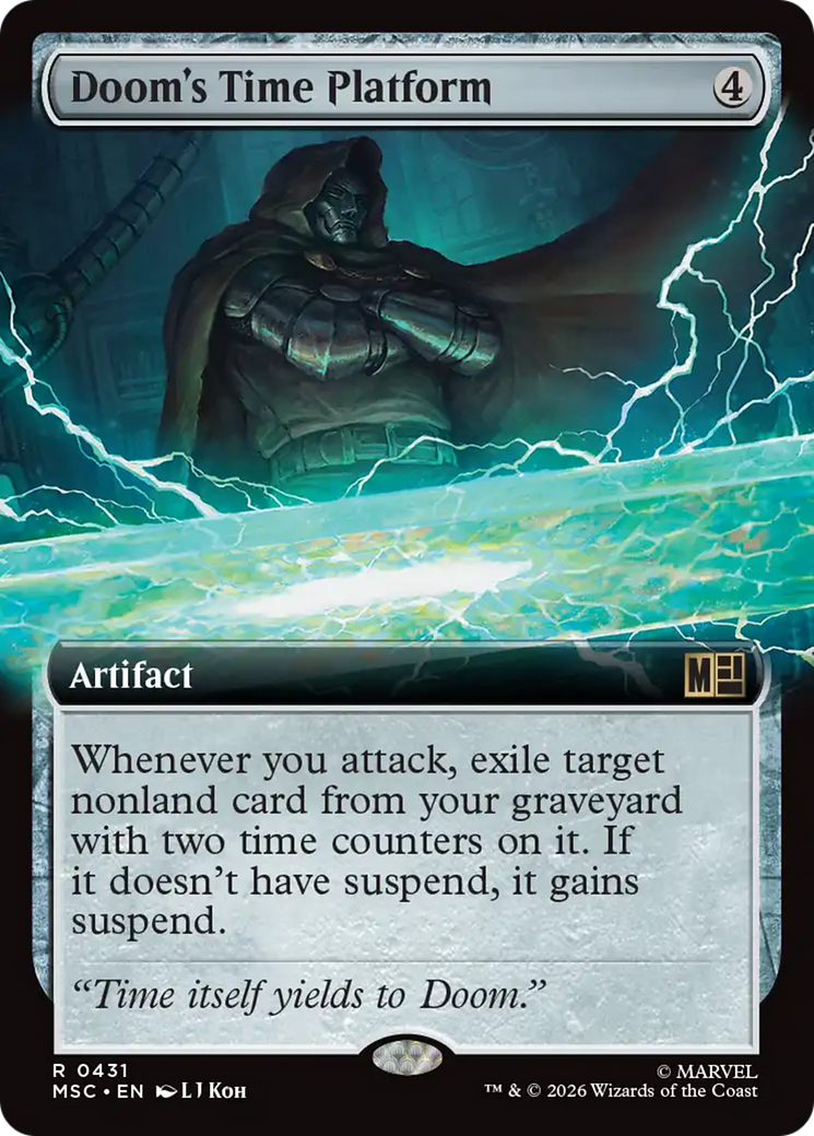 Doom's Time Platform (Extended Art) [Marvel Super Heroes Commander] | Card Citadel