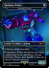 Darksteel Colossus - Optimus Prime (Borderless) [Secret Lair Drop Series] | Card Citadel