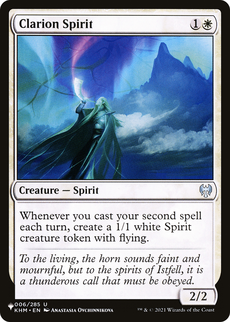 Clarion Spirit [The List Reprints] | Card Citadel