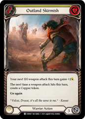 Outland Skirmish (Yellow) [EVR067] (Everfest)  1st Edition Rainbow Foil | Card Citadel