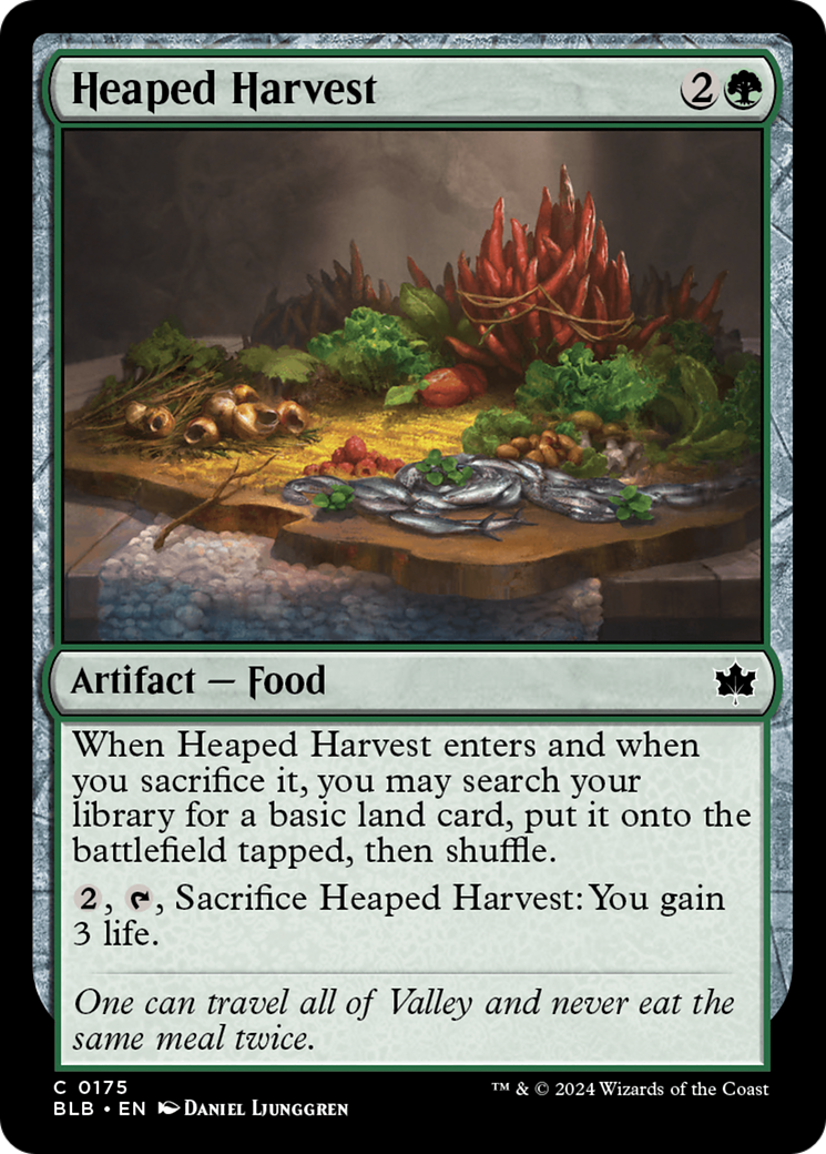 Heaped Harvest [Bloomburrow] | Card Citadel