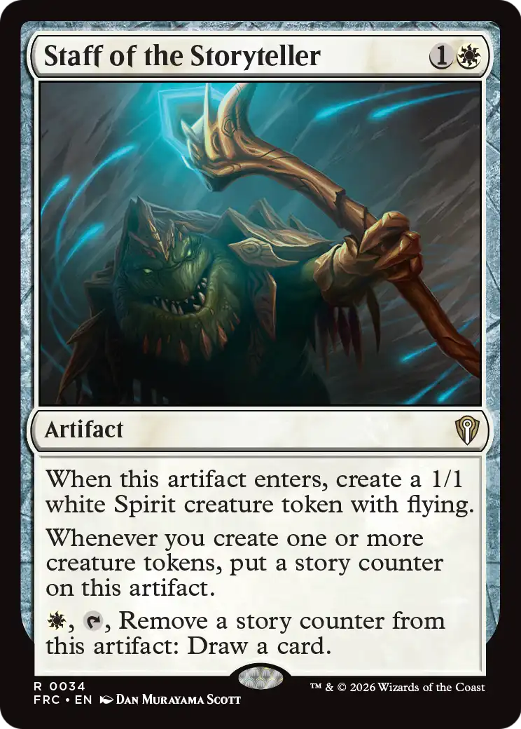 Staff of the Storyteller [Reality Fracture Commander] | Card Citadel