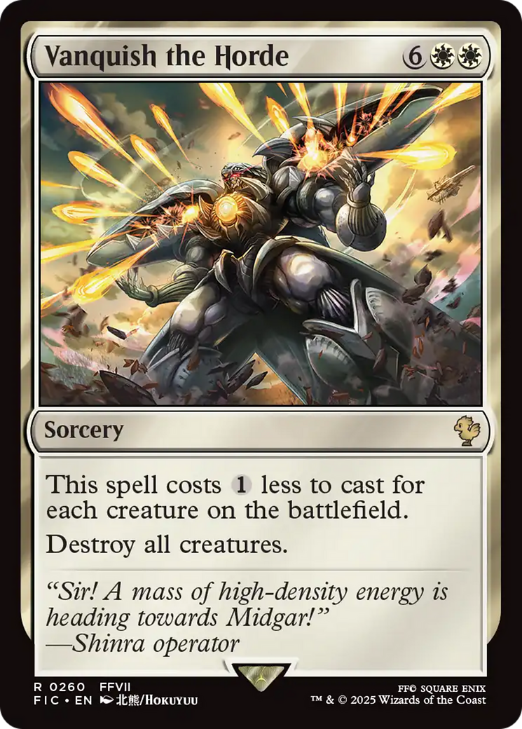 Vanquish the Horde [FINAL FANTASY Commander] | Card Citadel