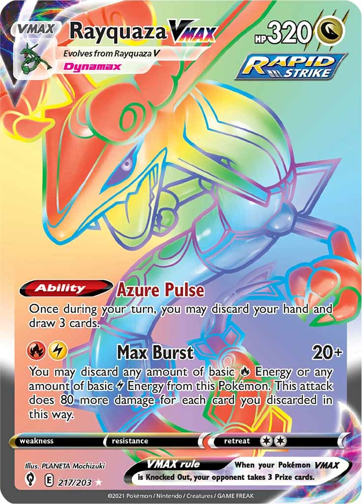 Rayquaza VMAX (217/203) [Sword & Shield: Evolving Skies] | Card Citadel