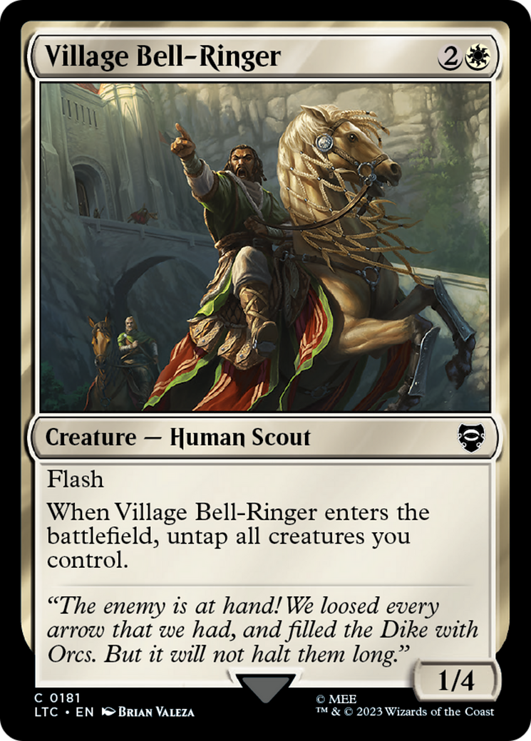 Village Bell-Ringer [The Lord of the Rings: Tales of Middle-Earth Commander] | Card Citadel