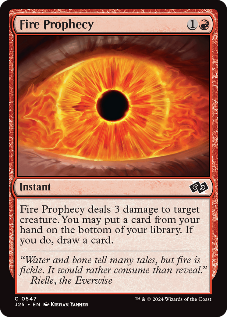 Fire Prophecy [Foundations Jumpstart] | Card Citadel