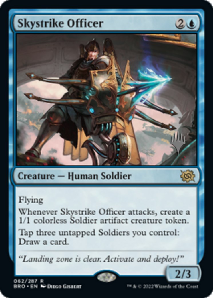 Skystrike Officer (Promo Pack) [The Brothers' War Promos] | Card Citadel