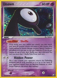 Unown (R) (R/28) [EX: Unseen Forces] | Card Citadel