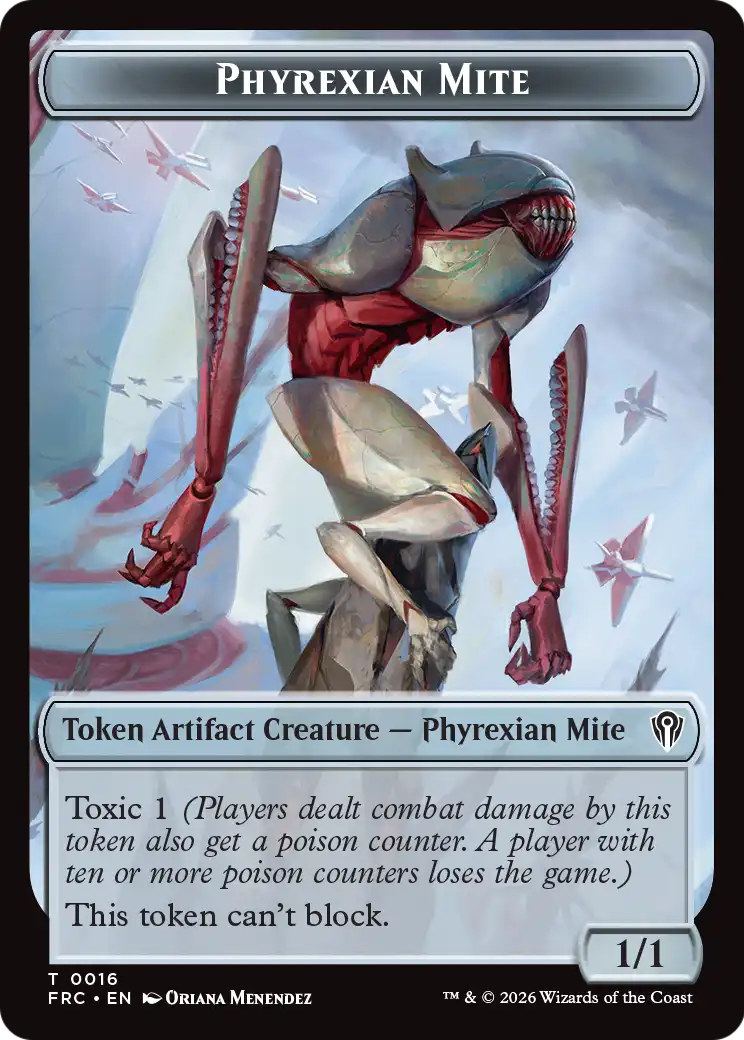 Kobolds of Kher Keep // Phyrexian Mite Double-Sided Token [Reality Fracture Commander Tokens] | Card Citadel