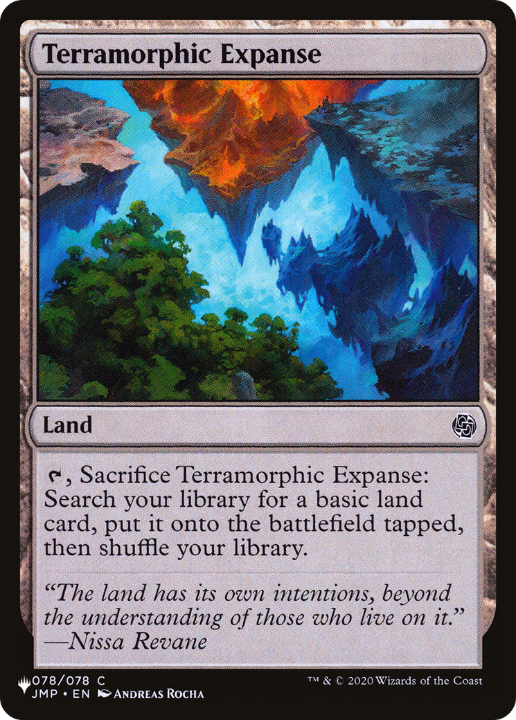 Terramorphic Expanse (JMP) [The List] | Card Citadel