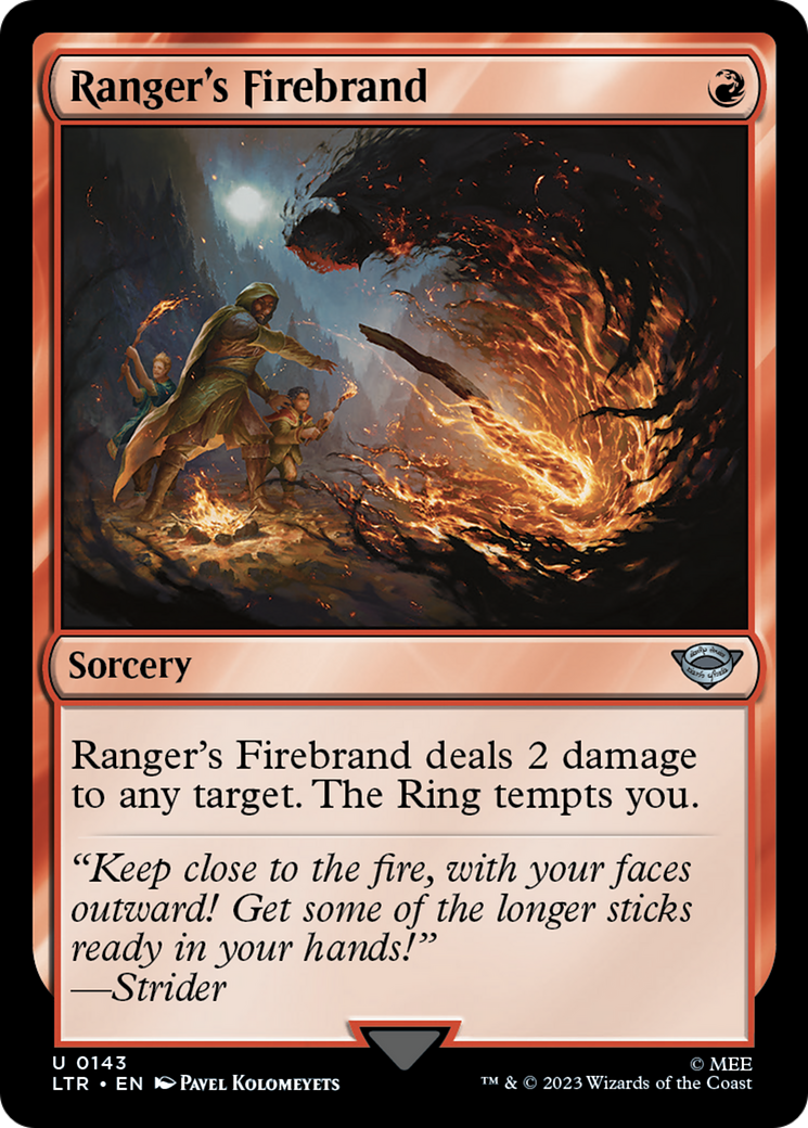 Ranger's Firebrand [The Lord of the Rings: Tales of Middle-Earth] | Card Citadel