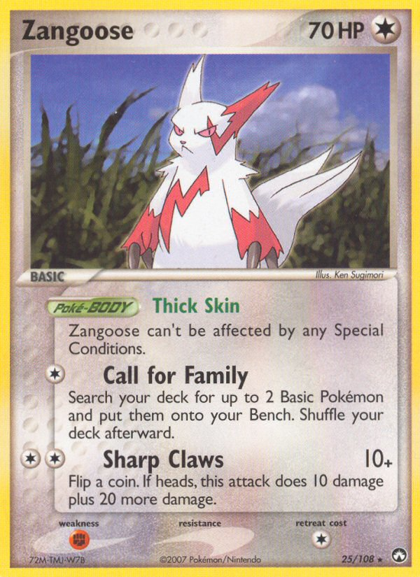 Zangoose (25/108) [EX: Power Keepers] | Card Citadel