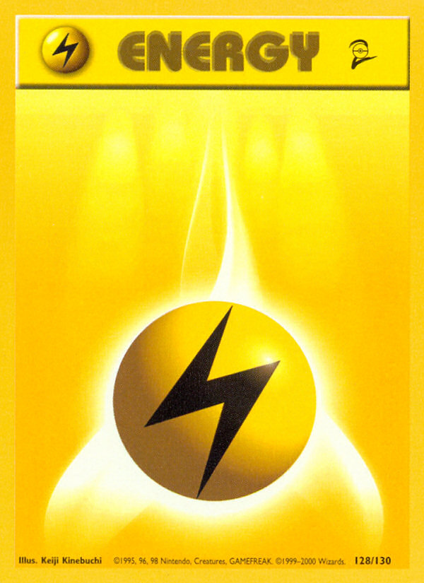 Lightning Energy (128/130) [Base Set 2] | Card Citadel