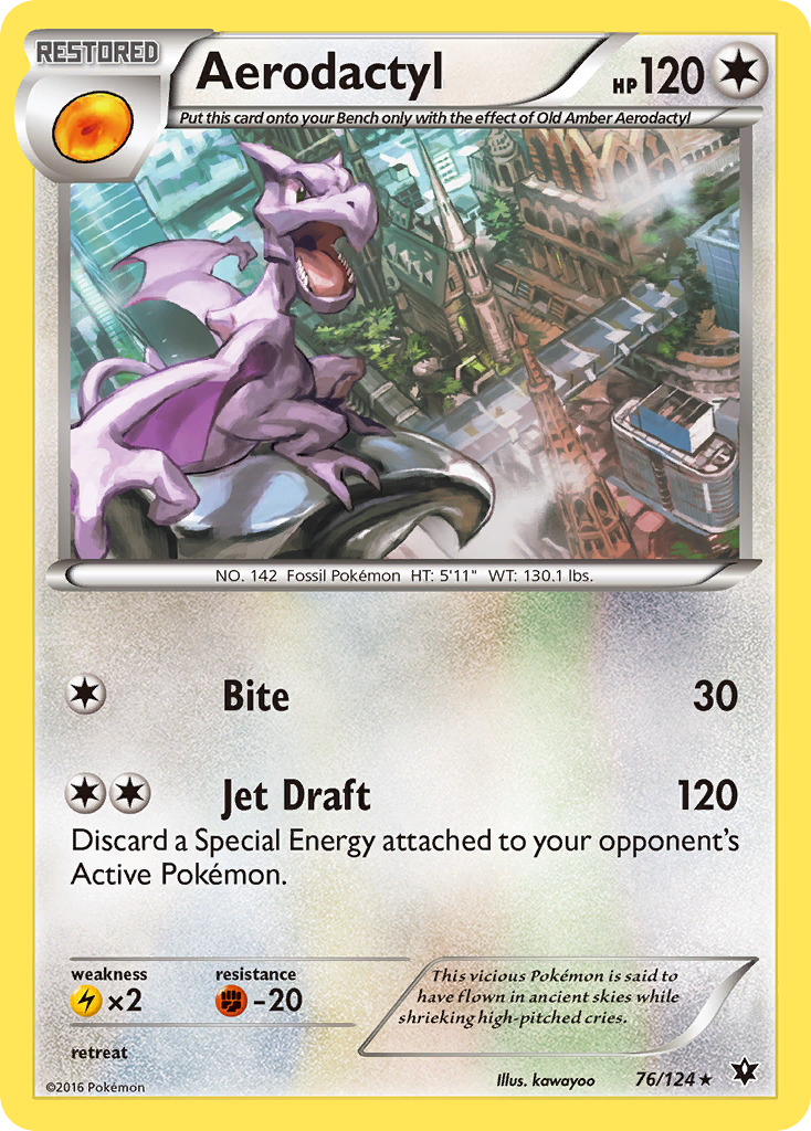 Aerodactyl (76/124) [XY: Fates Collide] | Card Citadel