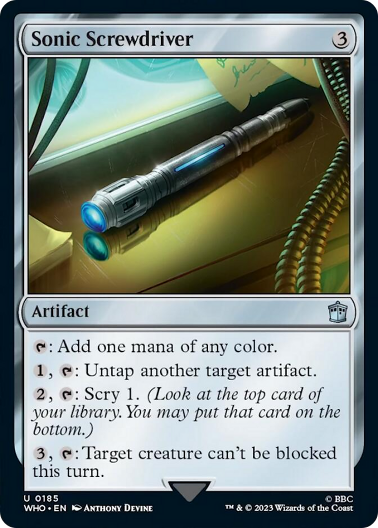 Sonic Screwdriver (0185) [Doctor Who] | Card Citadel