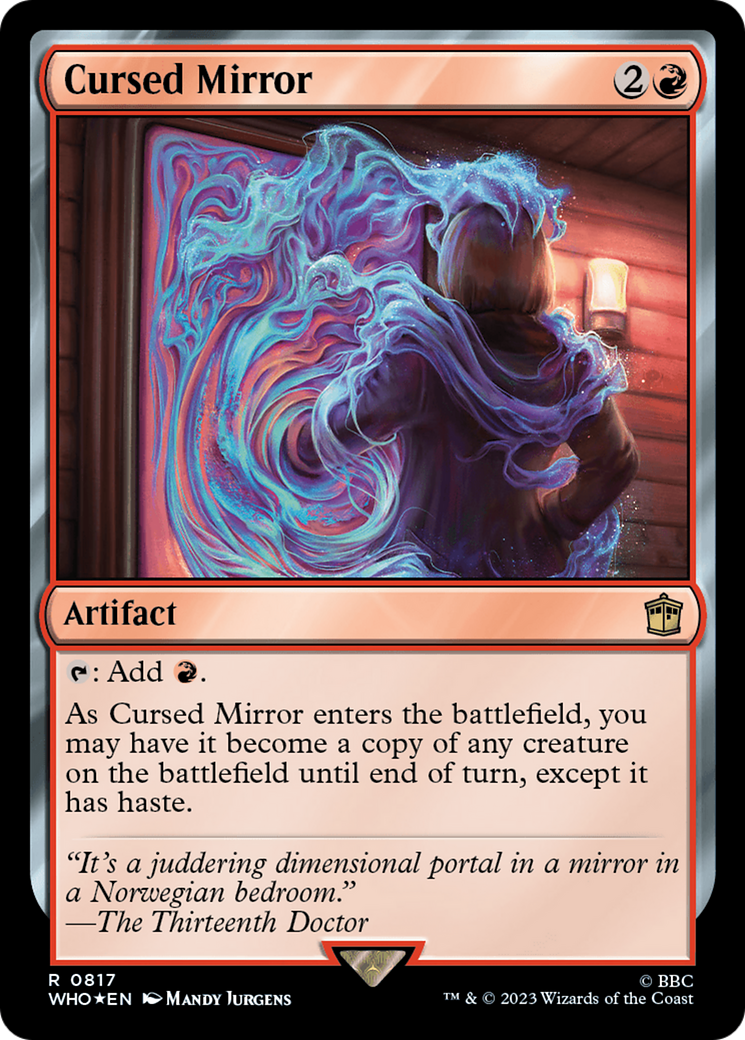 Cursed Mirror (Surge Foil) [Doctor Who] | Card Citadel