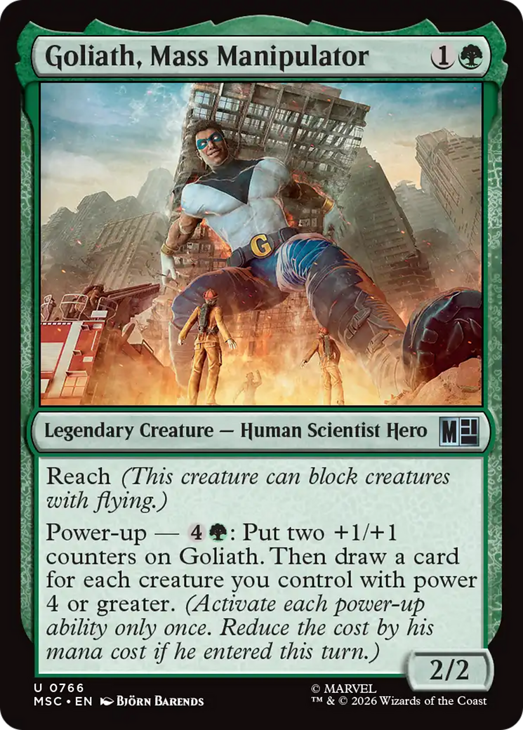 Goliath, Mass Manipulator [Marvel Super Heroes Commander] | Card Citadel