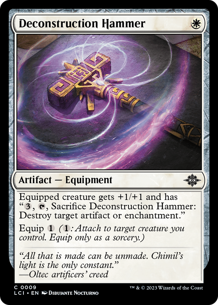 Deconstruction Hammer [The Lost Caverns of Ixalan] | Card Citadel