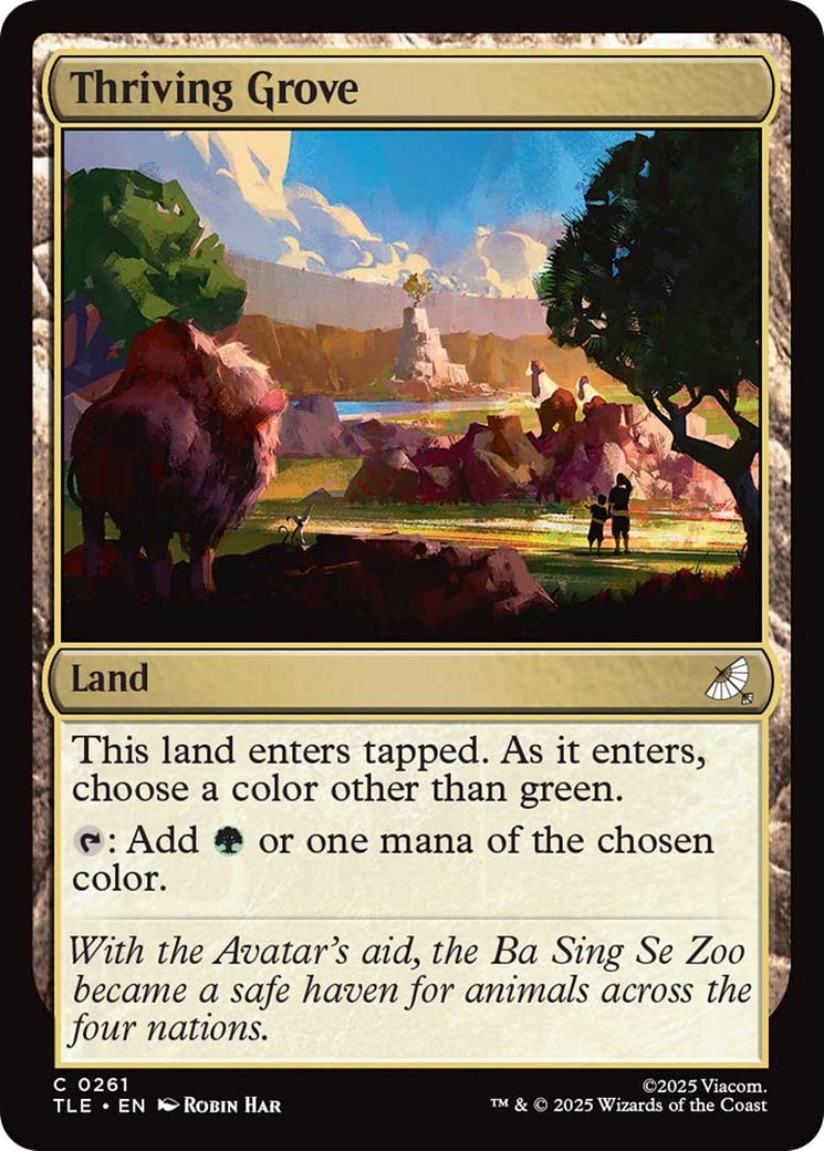 Thriving Grove [Avatar: The Last Airbender: Eternal-Legal] | Card Citadel