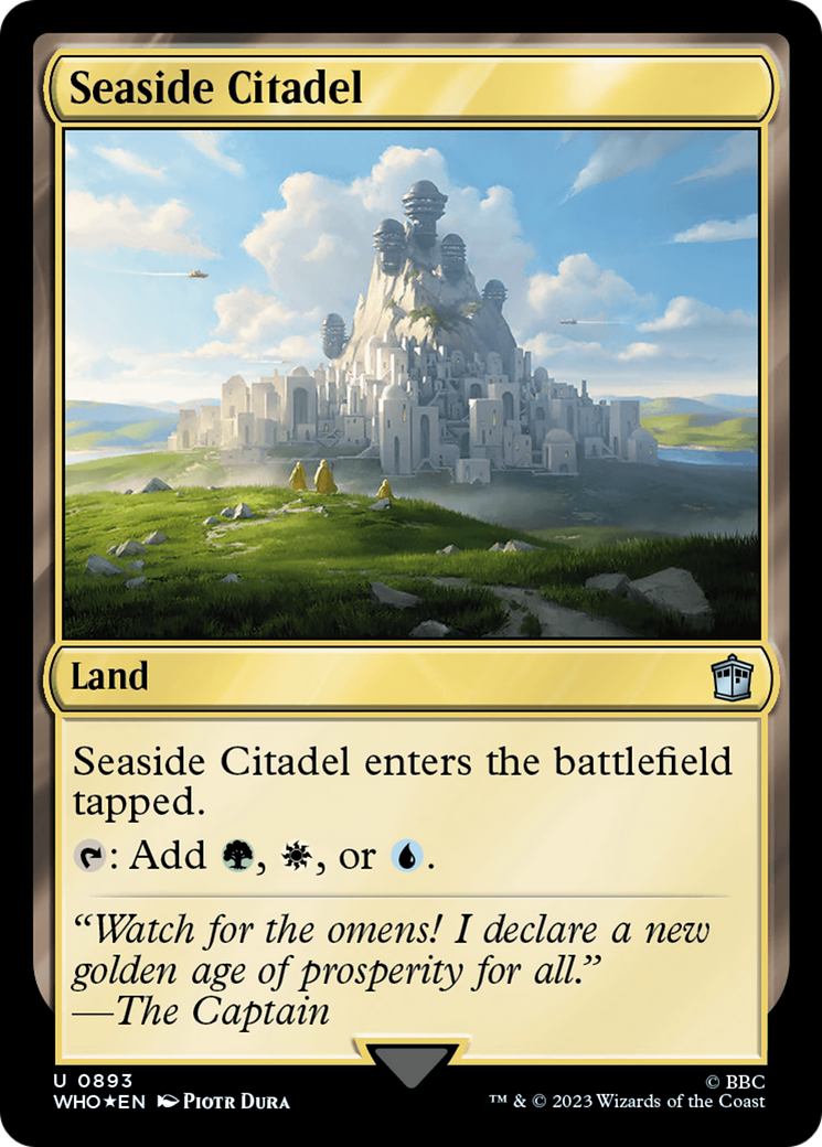 Seaside Citadel (Surge Foil) [Doctor Who] | Card Citadel