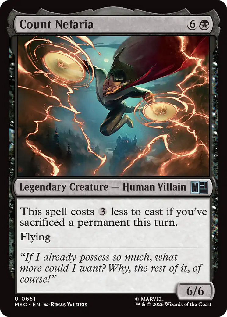 Count Nefaria [Marvel Super Heroes Commander] | Card Citadel