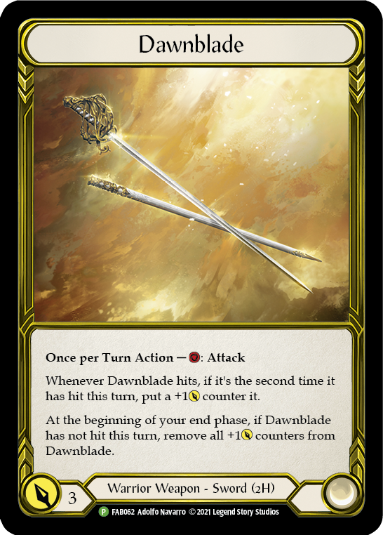 Dawnblade (Golden) [FAB062] (Promo)  Cold Foil | Card Citadel