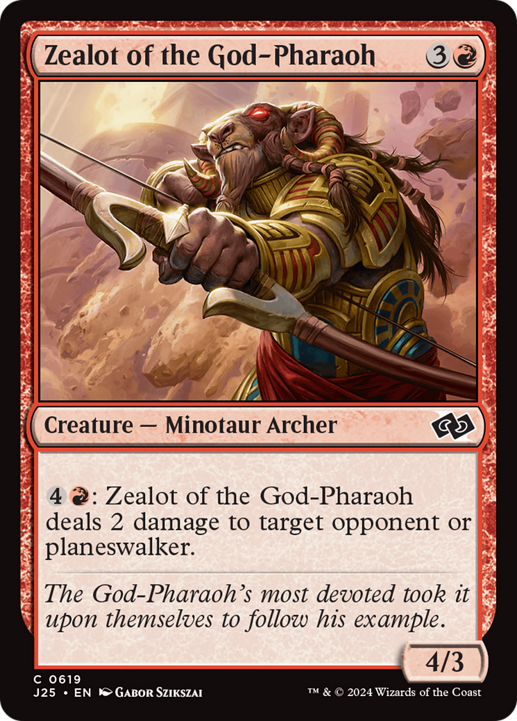 Zealot of the God-Pharaoh [Foundations Jumpstart] | Card Citadel