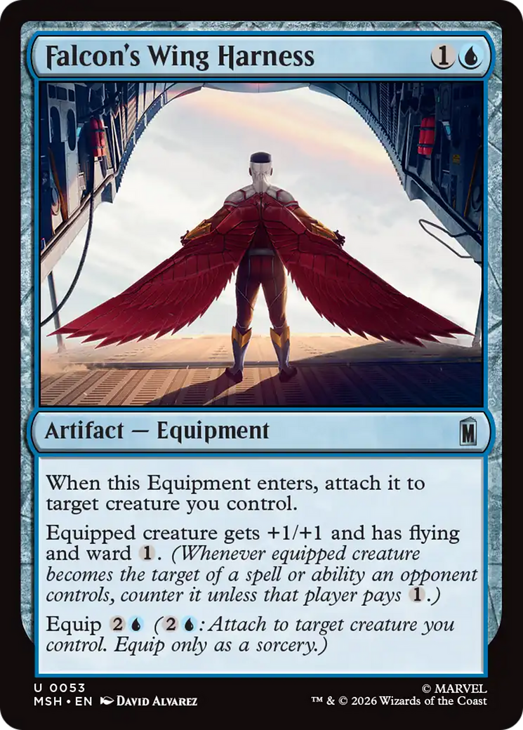 Falcon's Wing Harness [Marvel Super Heroes] | Card Citadel