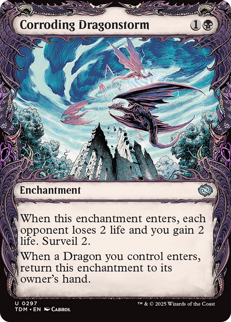 Corroding Dragonstorm (Showcase) [Tarkir: Dragonstorm] | Card Citadel