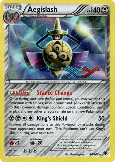 Aegislash (86/146) (Prerelease Promo) [XY: Black Star Promos] | Card Citadel