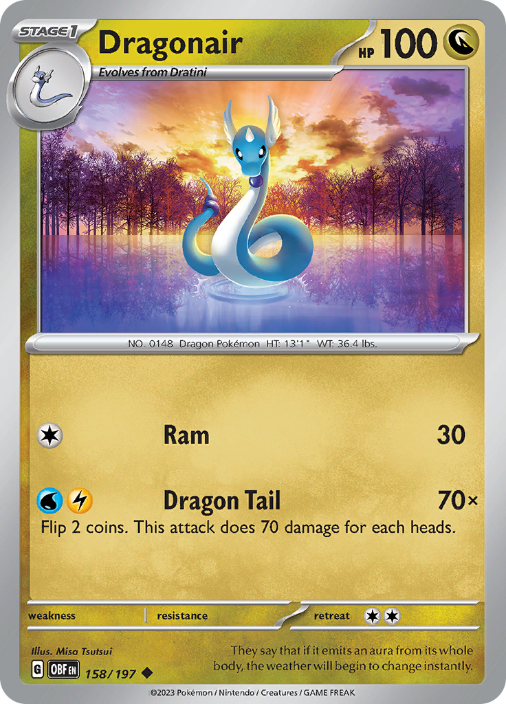 Dragonair (158/197) [Scarlet & Violet: Obsidian Flames] | Card Citadel