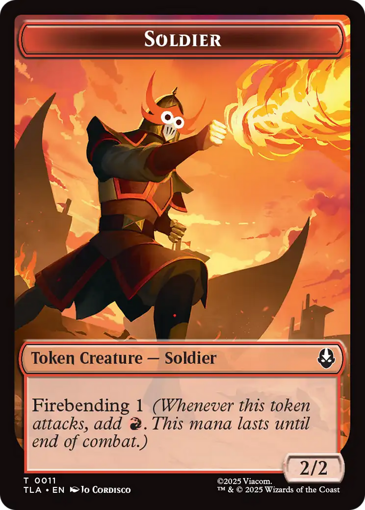 Ally (0008) // Soldier (0002) Double-Sided Token [Avatar: The Last Airbender Tokens] | Card Citadel