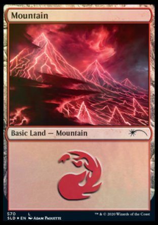 Mountain (Lightning) (570) [Secret Lair Drop Promos] | Card Citadel