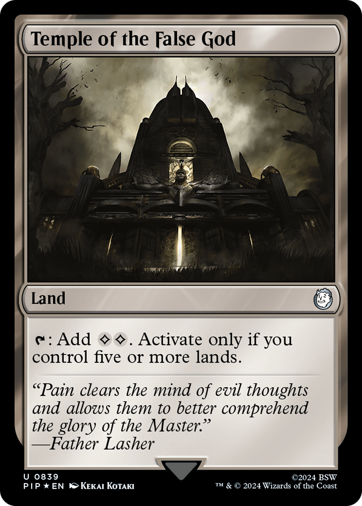 Temple of the False God (Surge Foil) [Fallout] | Card Citadel