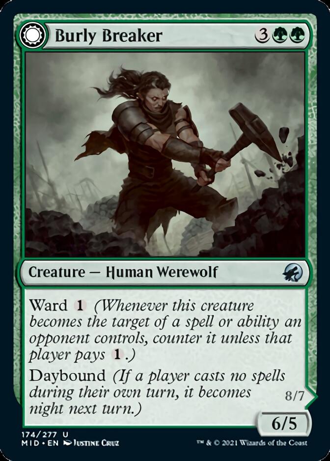 Burly Breaker // Dire-Strain Demolisher [Innistrad: Midnight Hunt] | Card Citadel