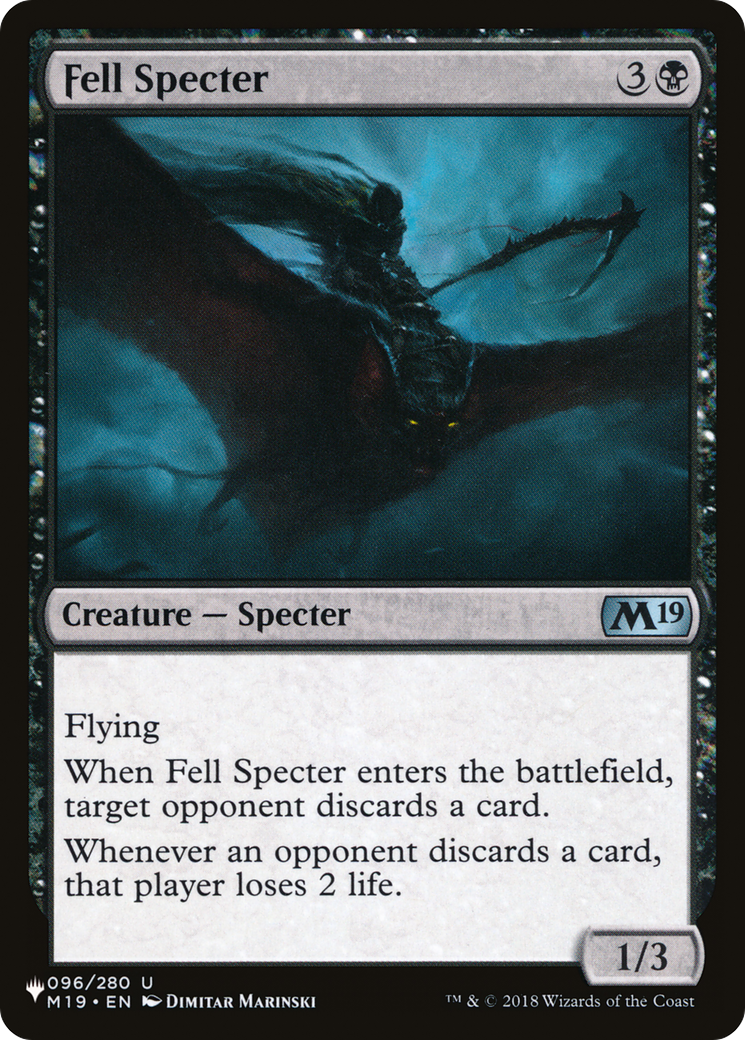 Fell Specter [The List Reprints] | Card Citadel