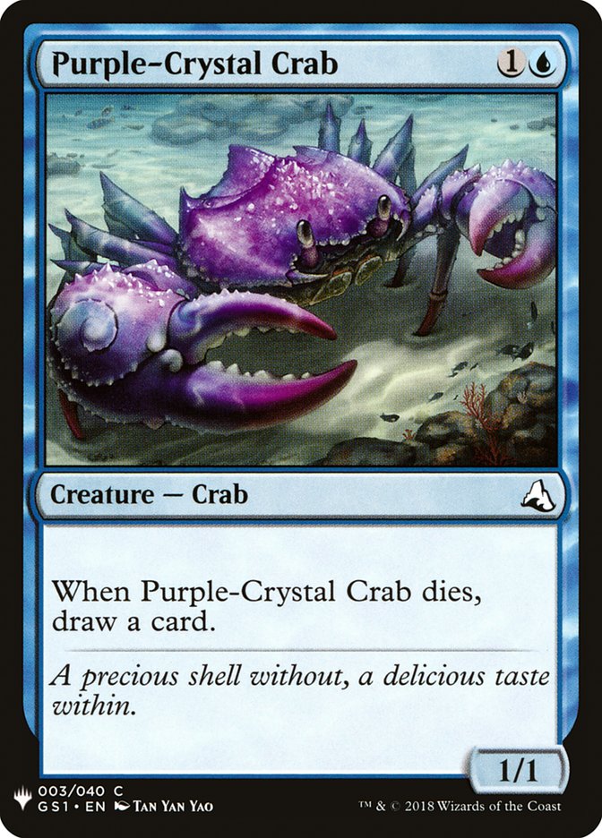 Purple-Crystal Crab [Mystery Booster] | Card Citadel