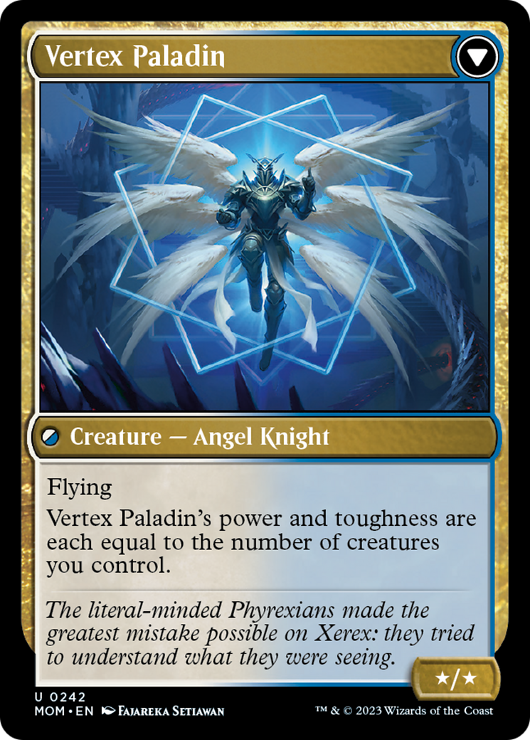 Invasion of Xerex // Vertex Paladin [March of the Machine] | Card Citadel