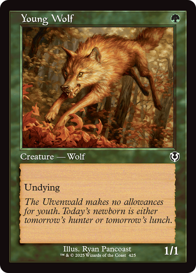 Young Wolf (Retro Frame) [Innistrad Remastered] | Card Citadel